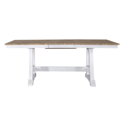 Lindsey Farm - Trestle Table Top - Weathered White