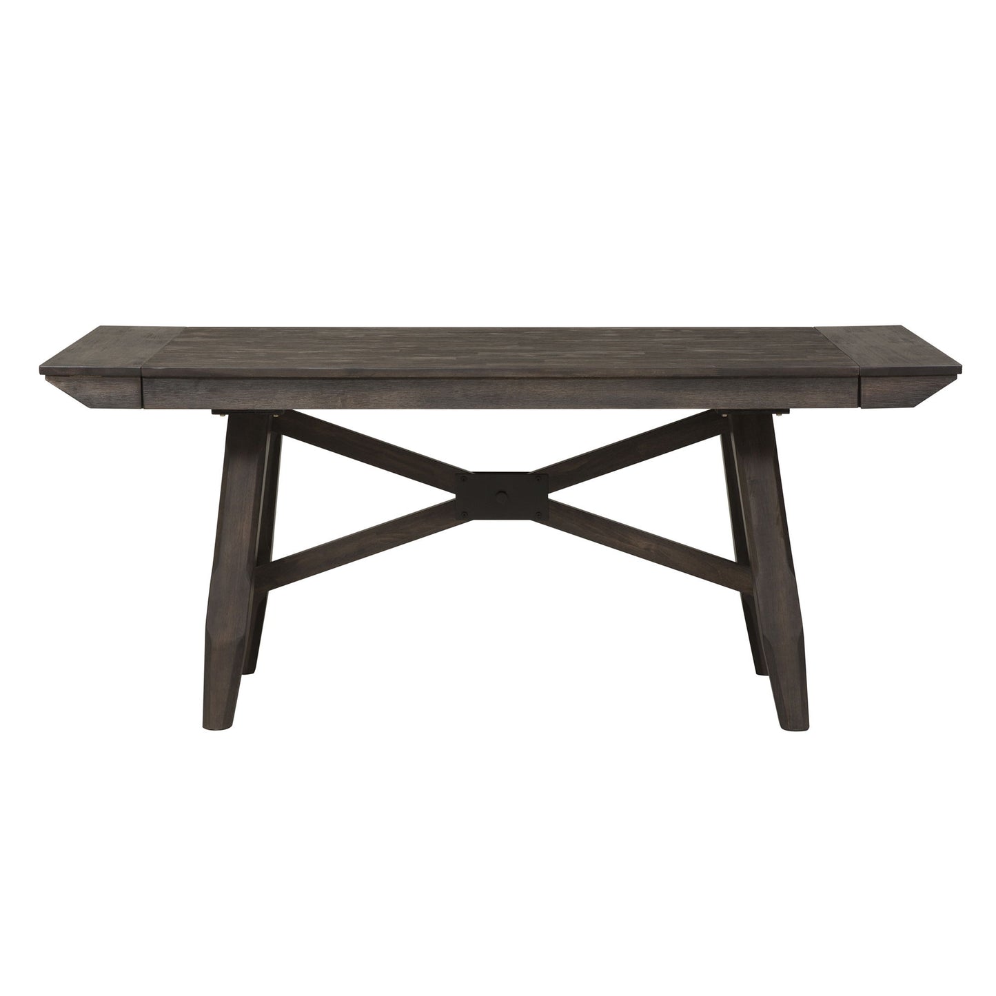 Double Bridge - Trestle Table - Dark Brown