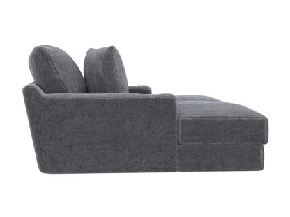 Cozy - RSF Chaise With USB - Gunmetal