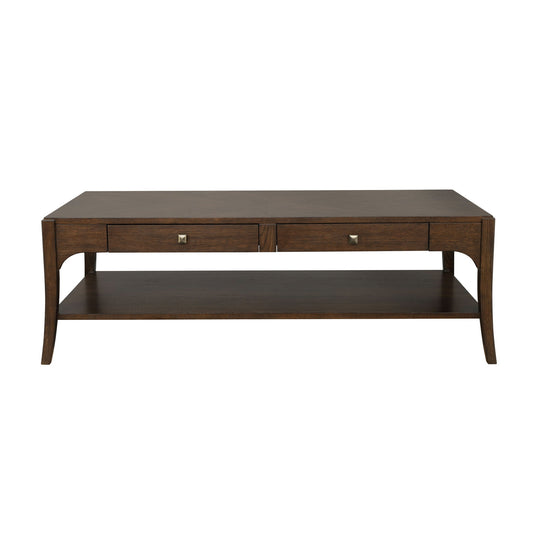 Sylvie - Rectangular Coffee Table - Dark Brown