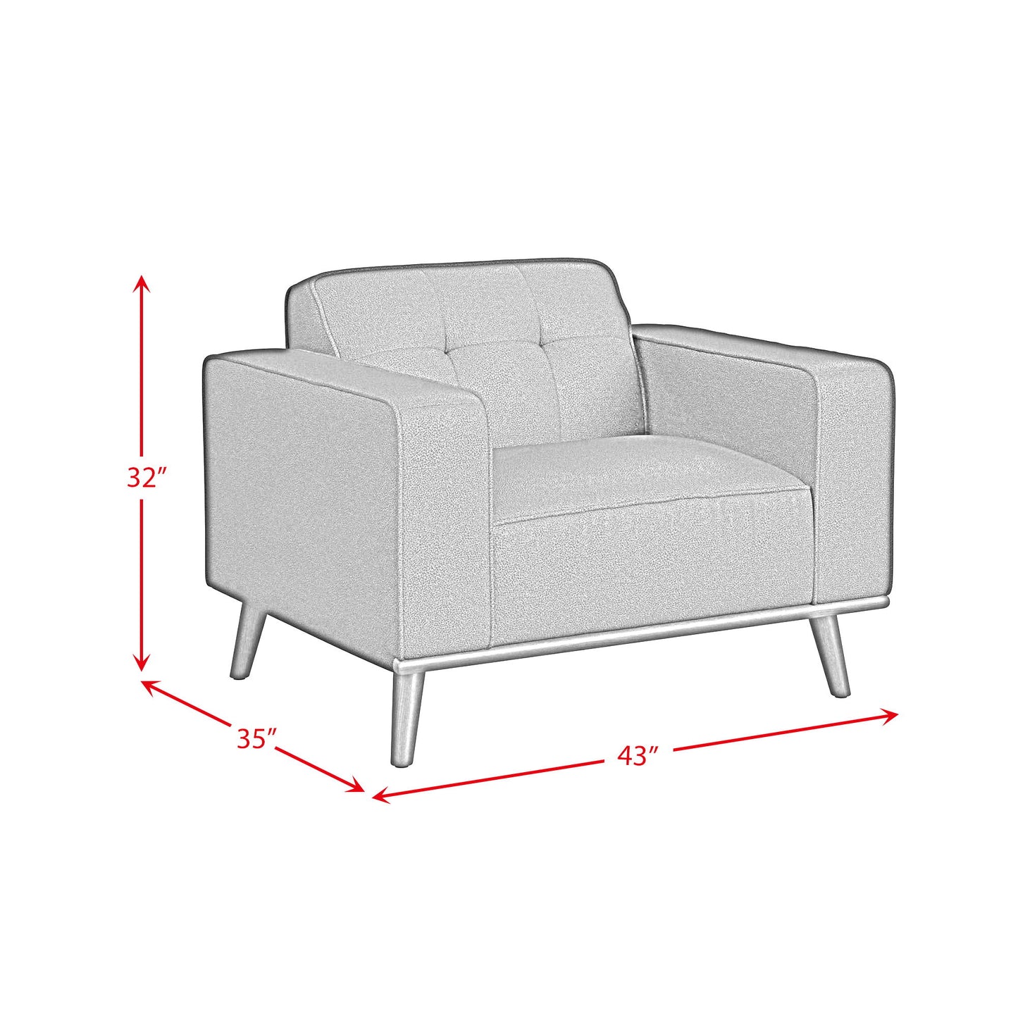 Destiny - Chair With Wood Front