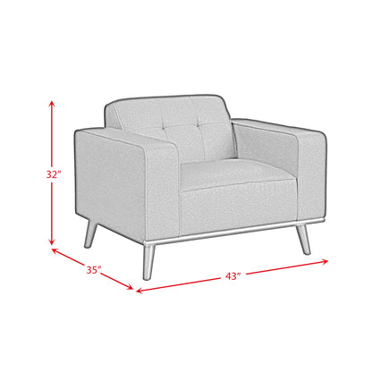 Destiny - Chair With Wood Front
