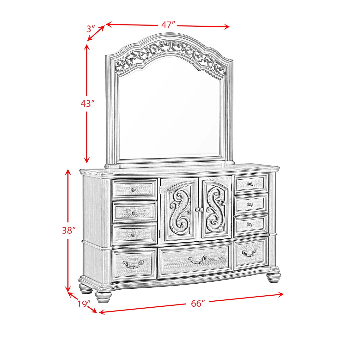 Brunswick - 7-Drawer Dresser