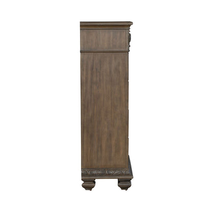 Carlisle Court - 5 Drawer Chest - Medium Brown