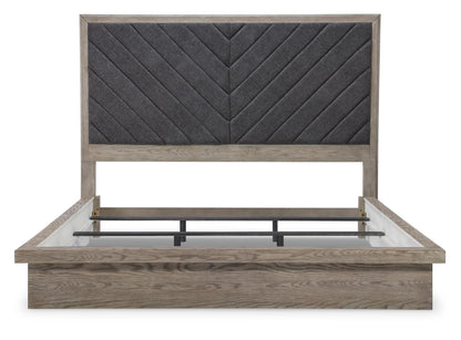 Halifax - Upholstered Headboard King / California King - Flax And Java