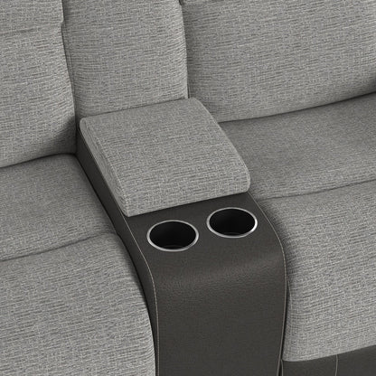 Hornet - Motion Glider Loveseat With Console
