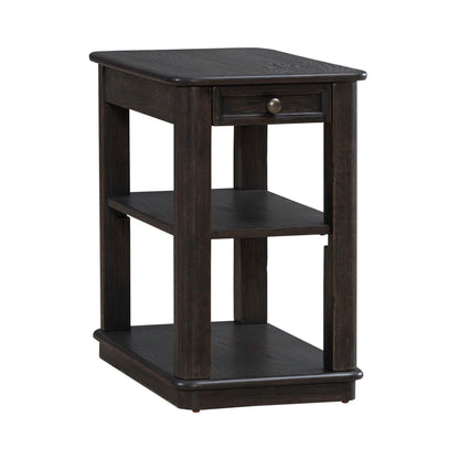 Wallace - Chair Side Table - Brown