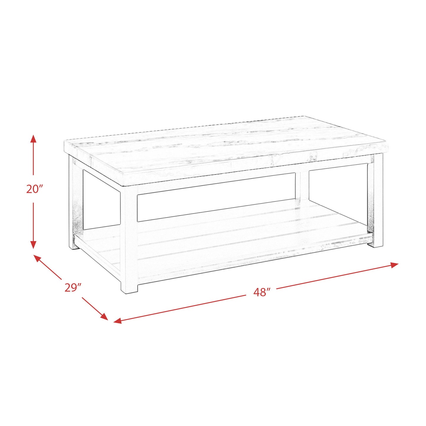 Marcello - Rectangular Table