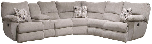 Elliott Sectional - Lay Flat Reclining LSF - Pewter