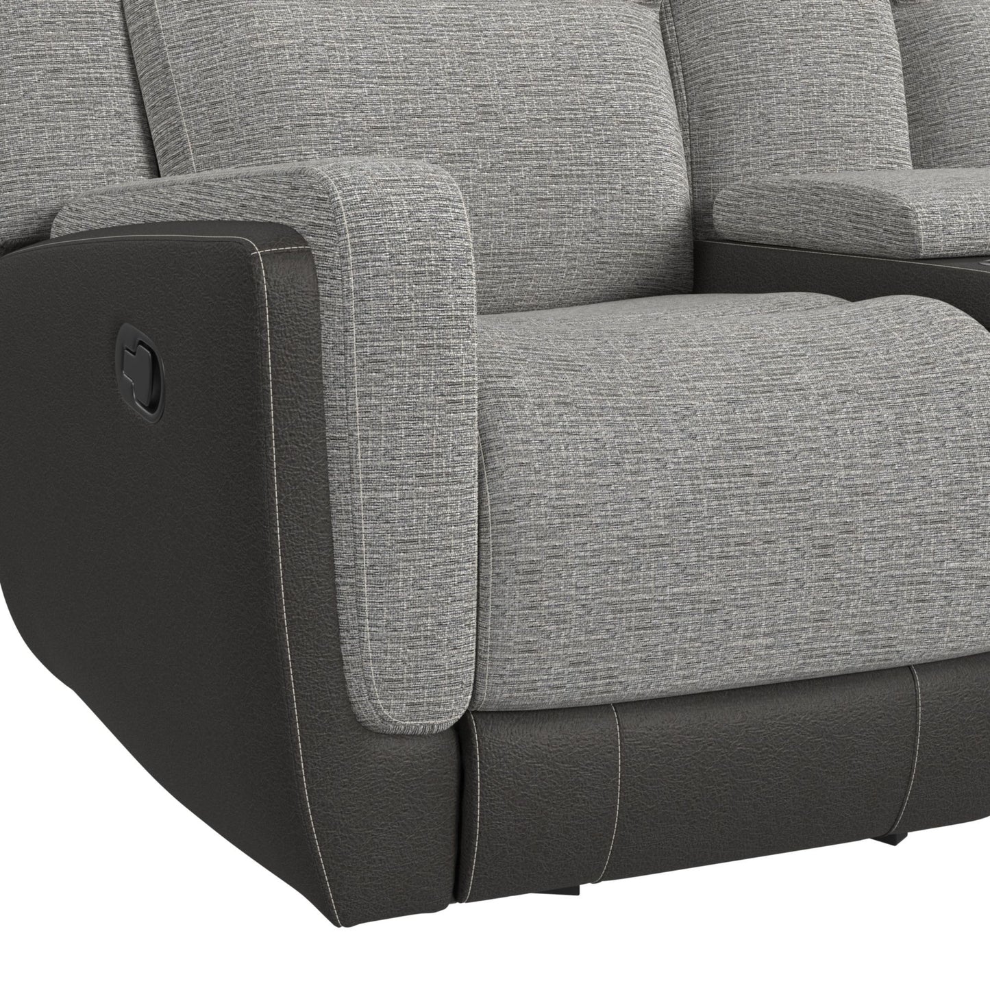 Hornet - Motion Glider Loveseat With Console