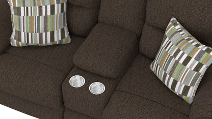 Lenny - Power Lay Flat Reclining Console Loveseat