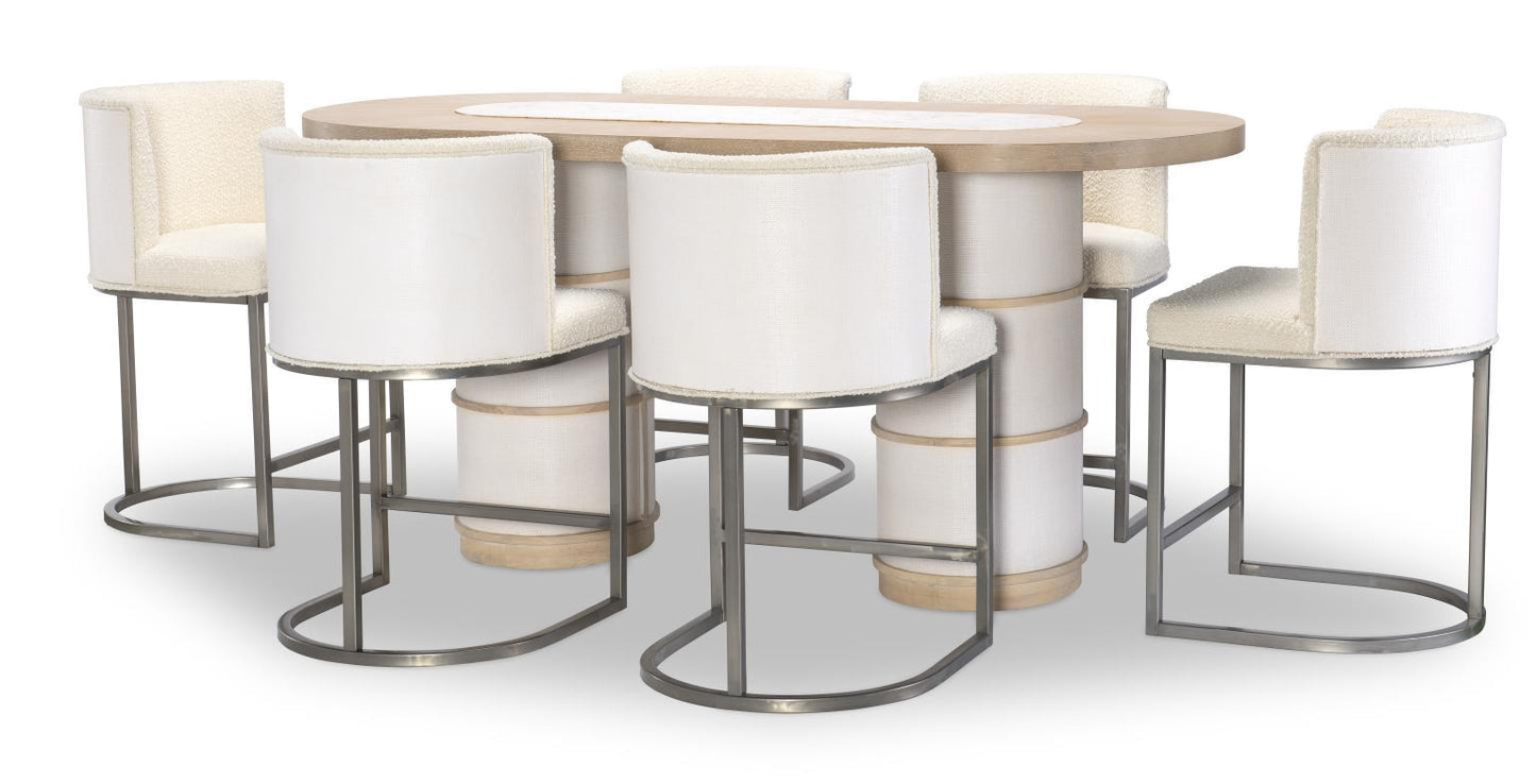 Biscayne - Counter Height Chair (Set of 2) - Beige