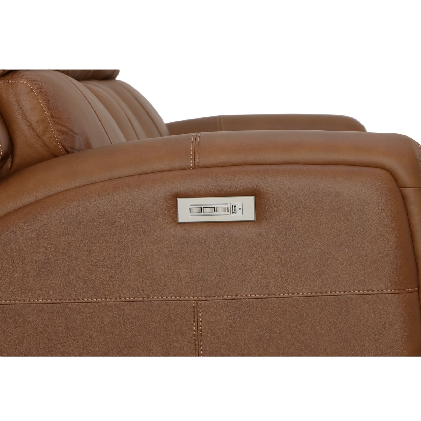 Linden - Power Reclining Sofa With Power Headrests & Lumbar