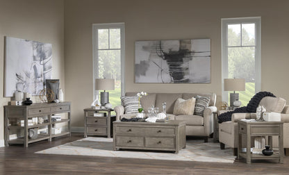 Lena - Chairside Table - Mink