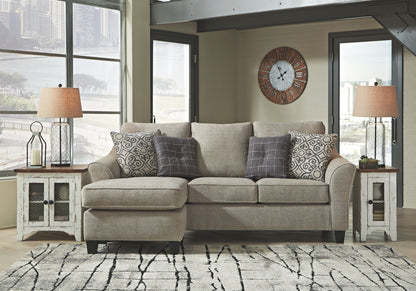 Kestrel - Queen Sofa Chaise Sleeper - Driftwood