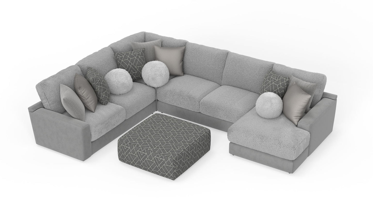 Canyon - LSF Sofa - Platinum