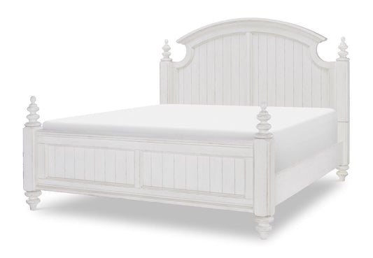 Cottage Park - Side Rails Queen / King - Aged White