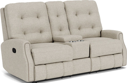 Devon - Reclining Loveseat, Nailhead Trim
