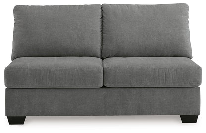 Birkdale Court - Armless Loveseat - Gray