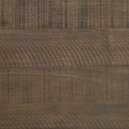 Farmington - Rectangular Dining Table - Medium Brown And Washed Stone