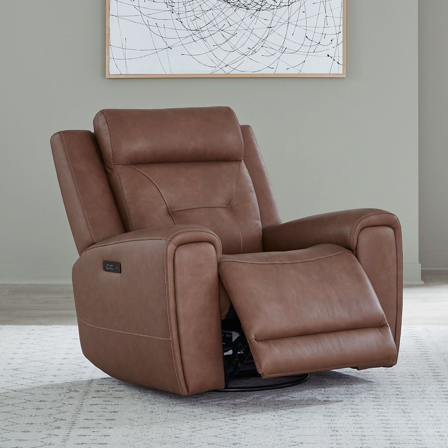 Beckham - Swivel Glider Recliner P2 - Brown