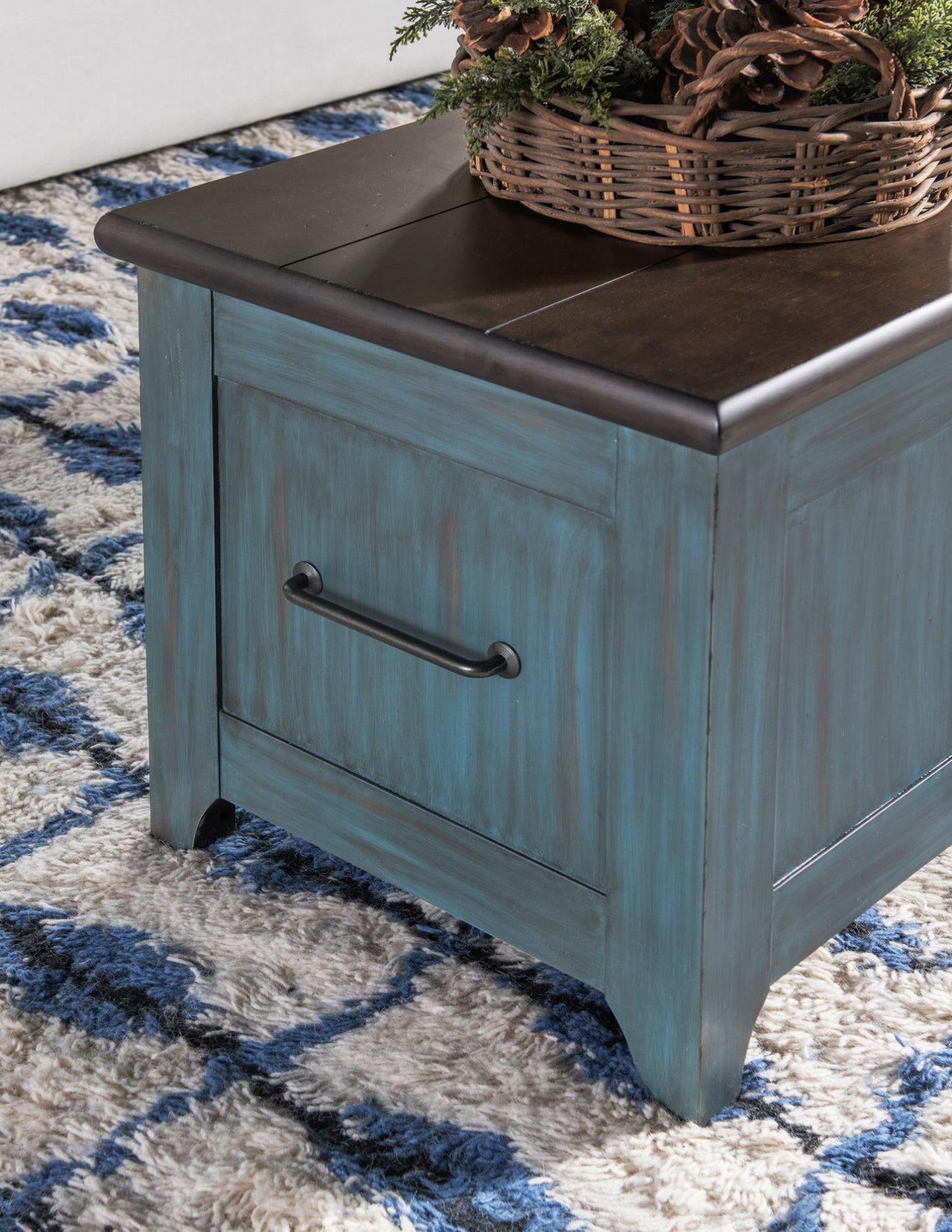 Lake House - Sliding Top Cocktail Table