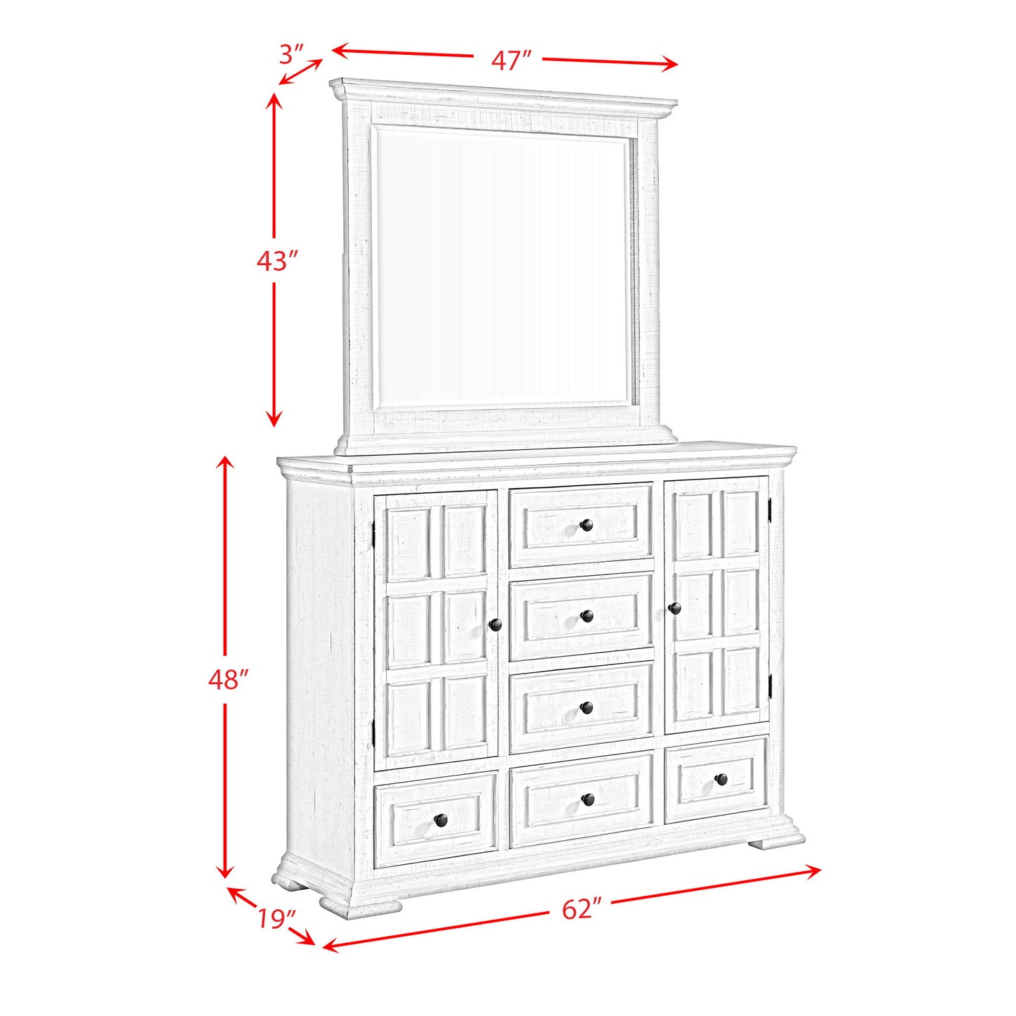 Heather - 6-Drawer Dresser