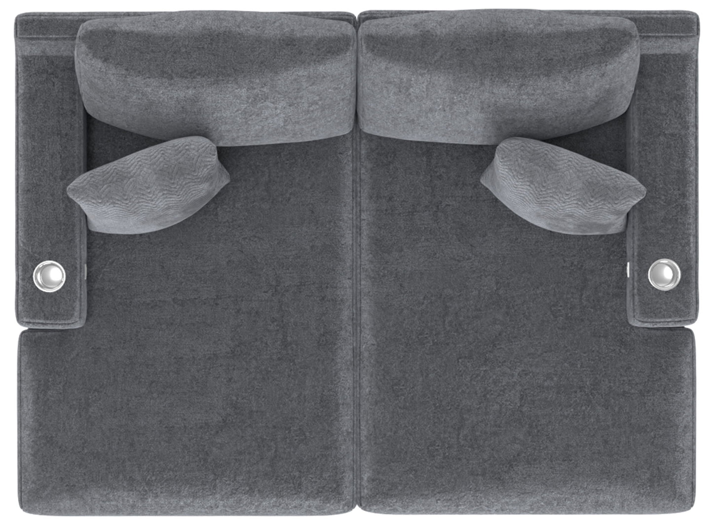 Cozy - 2 Piece Double Wide Chaise With USB Charging Ports