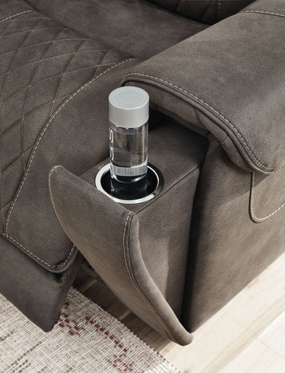 Hoopster - Raf Zero Wall Power Recliner - Gunmetal