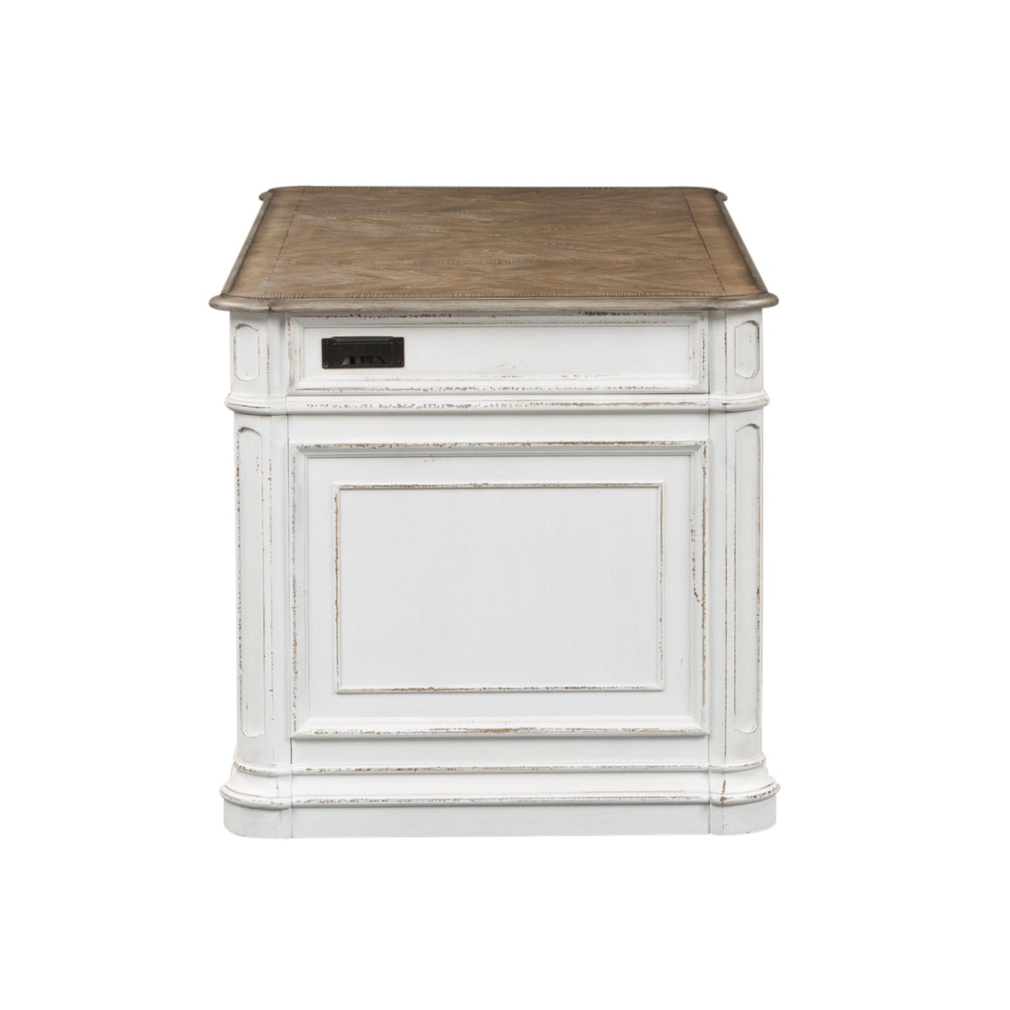 Magnolia Manor - Jr Executive Desk Base - White