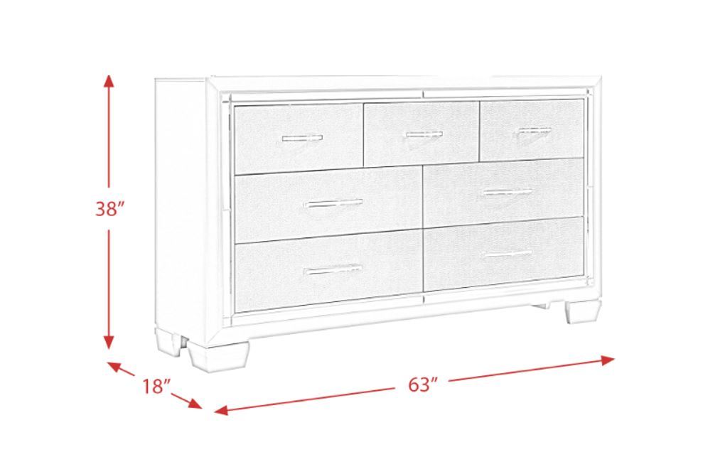 Platinum - Bedroom Dresser