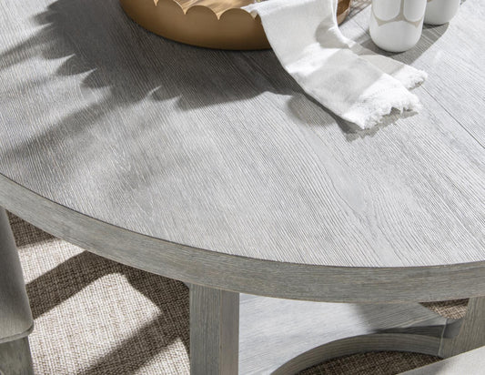 Artesia - Round Pedestal Table Top - Smokey Taupe