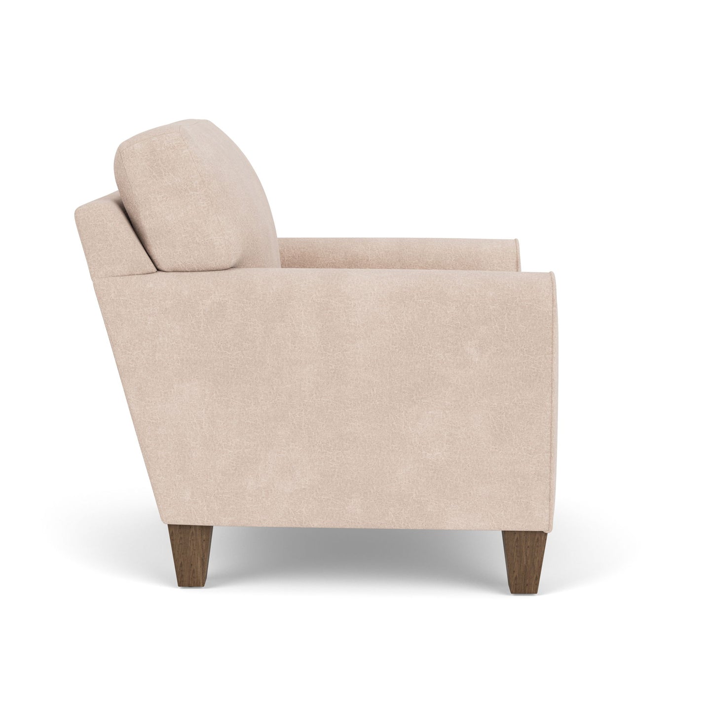 Moxy - Fabric Chair, Rounded Mailbox Arms