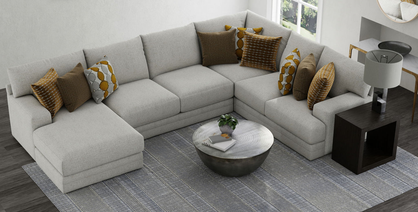 Tori - Sectional With Comfort Coil Seating And Accent Pillows Included