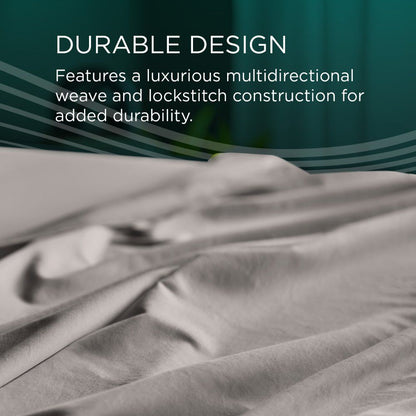 Tempur-Adapt - Tempur-Adapt Luxe Egyptian Cotton Sheets - Graphite