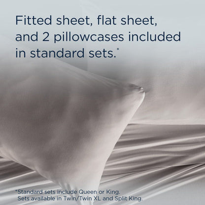 Linens - Tempur Rayon from Bamboo Sheet Set - Cool Gray