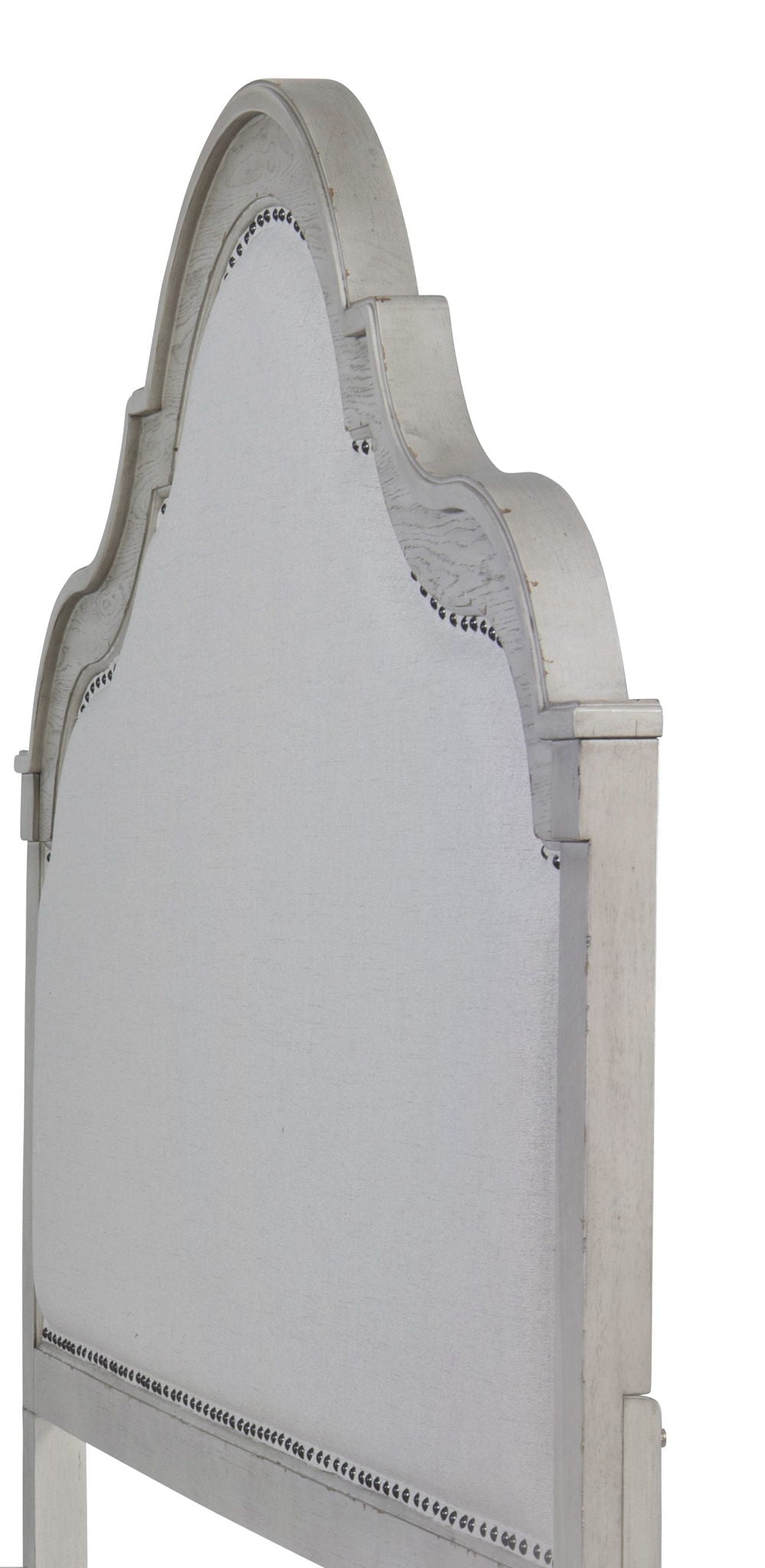 Belhaven - Queen Upholstered Headboard - Pearl Silver