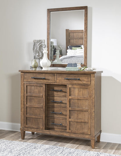 Artisan's Place - Rectangular Mirror - Vintage Pine Ironwood