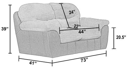 McMahon - Gliding Loveseat - Bark