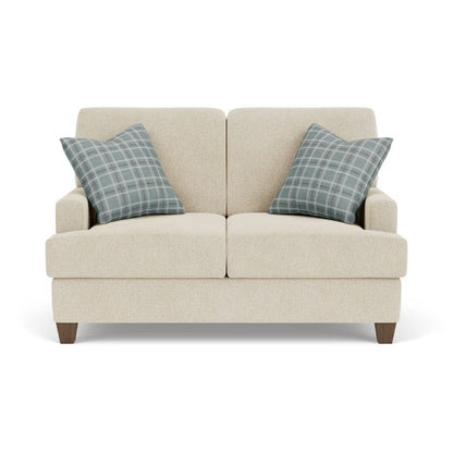 Moxy - Fabric Loveseat, T-Shaped Seat Cushion