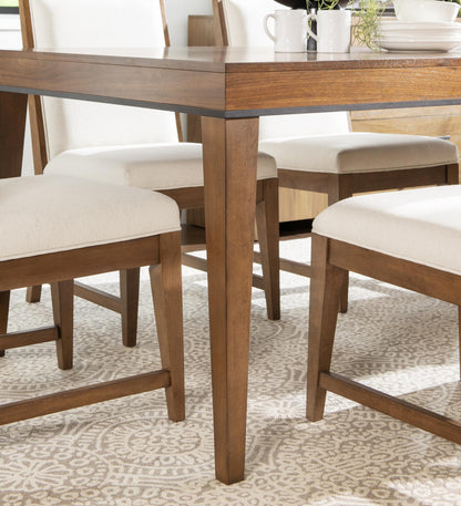 Midland - Rectangle Dining Table - Warm Amber