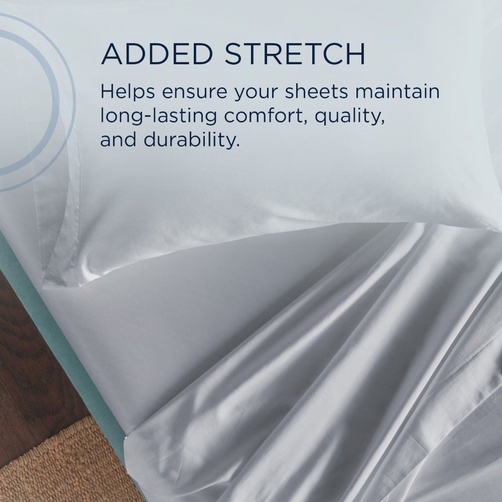 Linens - Tempur Classic Cotton Sheet Set - Sleepy Silver Mist