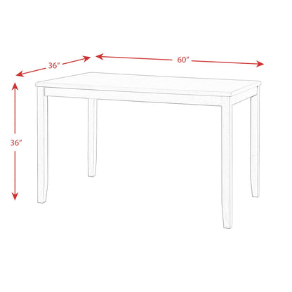 Amherst - Counter Height Faux Leather Side Chair (Set of 2) - Walnut