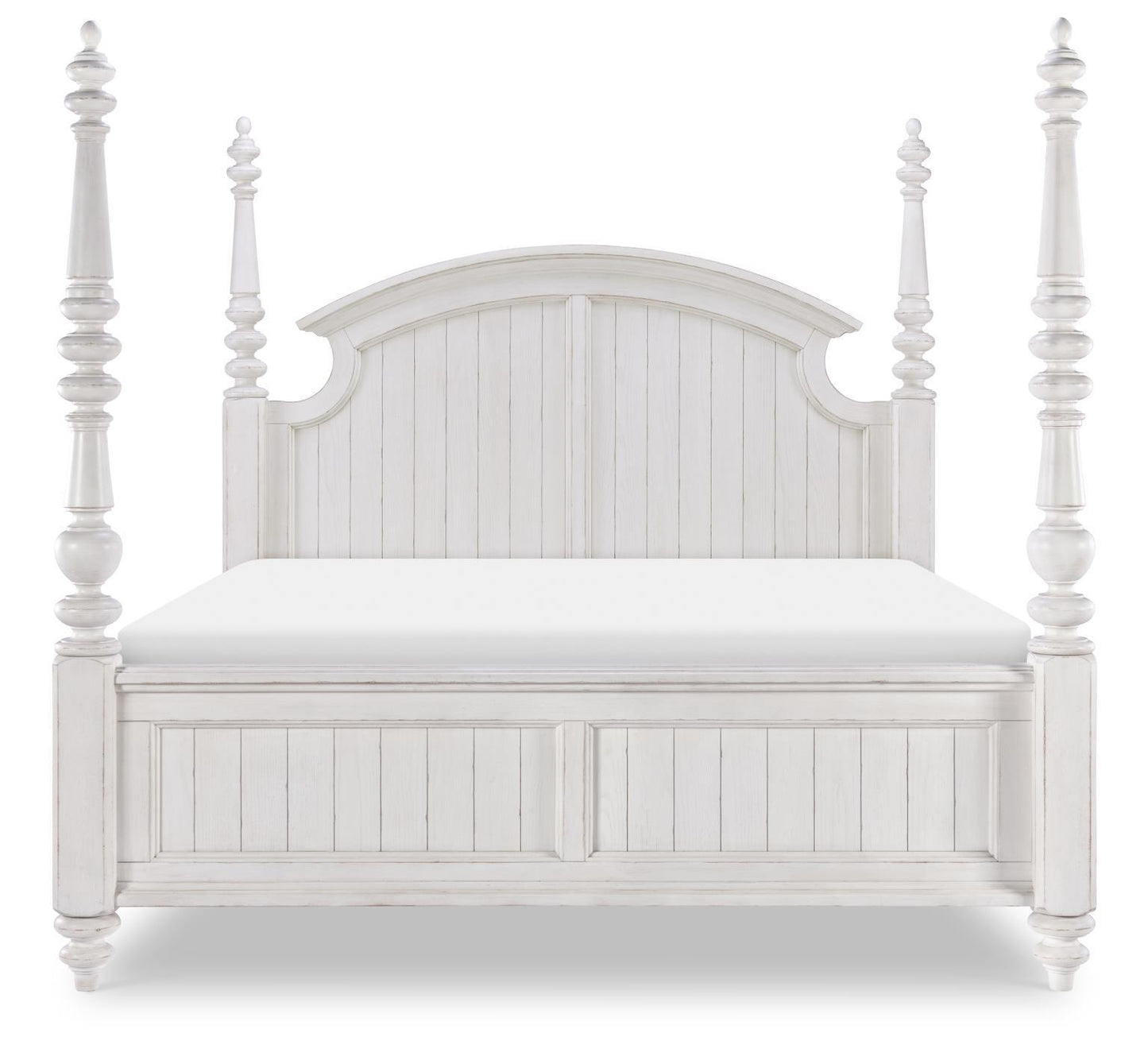 Cottage Park - Poster Panel Headboard King / California King - Aged White