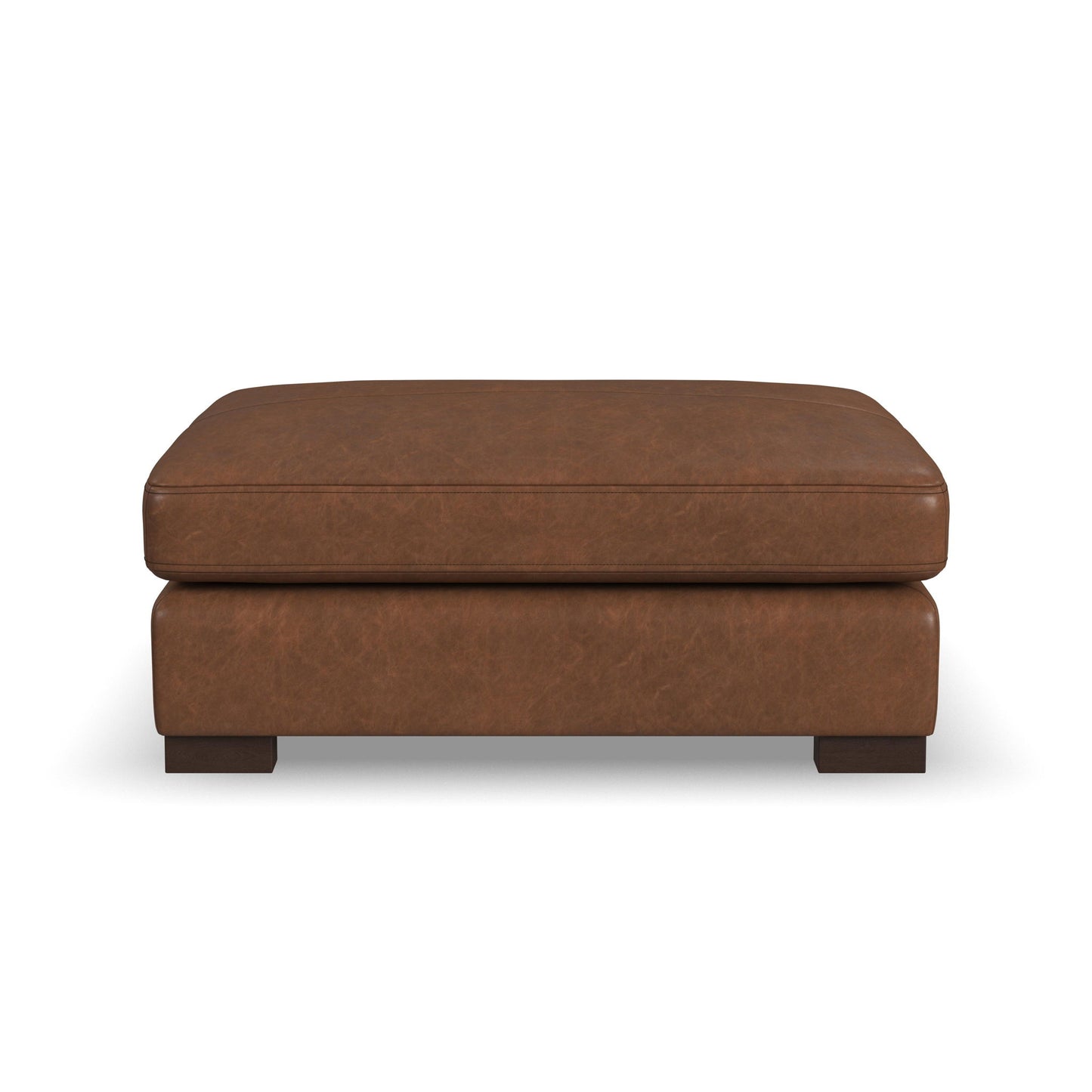 Endurance - Square Cocktail Ottoman - Chestnut