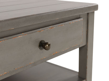 Charina - Rectangular Cocktail Table - Antique Gray