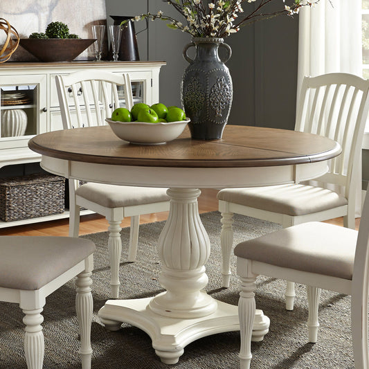 Cumberland Creek - Pedestal Table Top - White