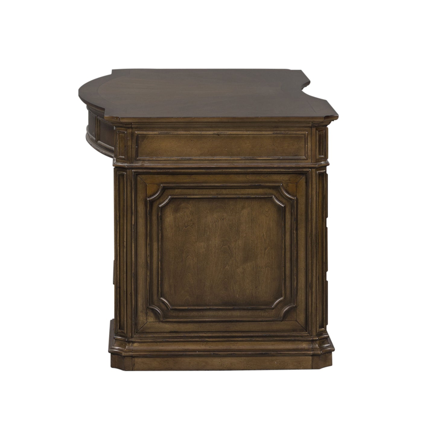 Amelia - Jr Executive Desk Base - Dark Brown