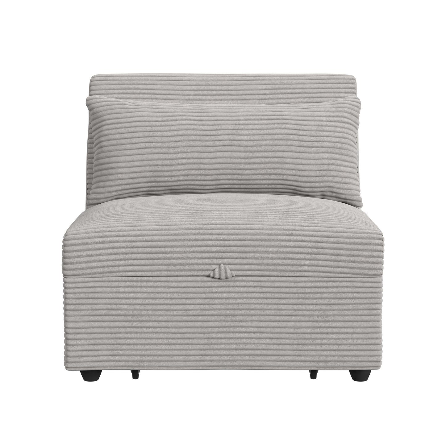 Pluto - Chair With Kidney Pillow, Klik Klak And Pop Up - Coronado Gray