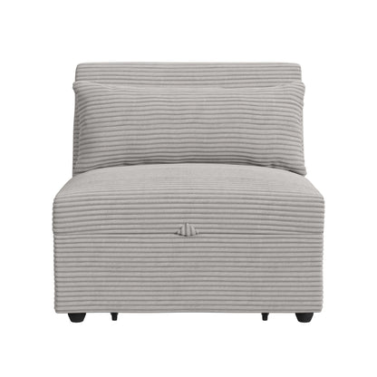 Pluto - Chair With Kidney Pillow, Klik Klak And Pop Up - Coronado Gray
